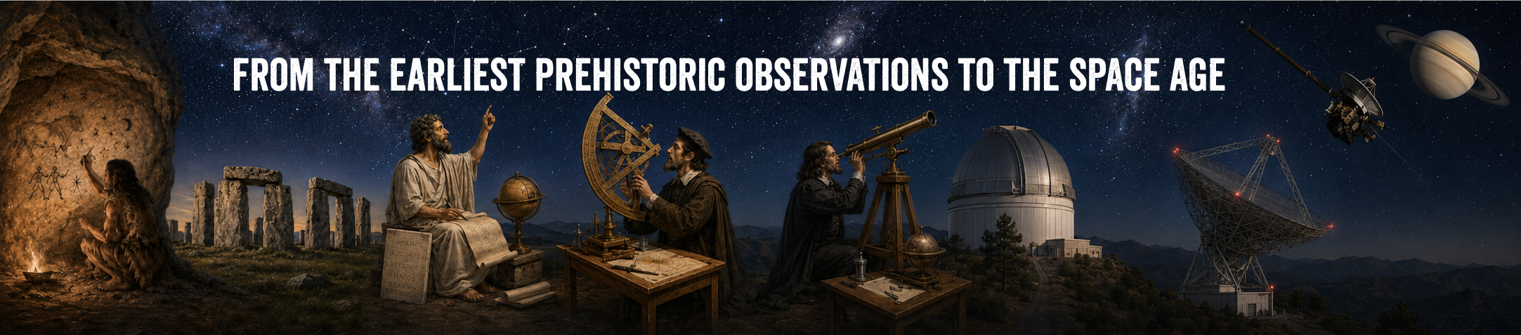 astronomy to space age text